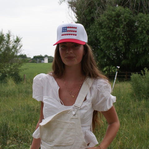 SM Logo American Flag Hat
