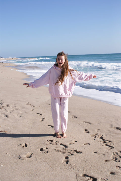 Sweatpants in Blush