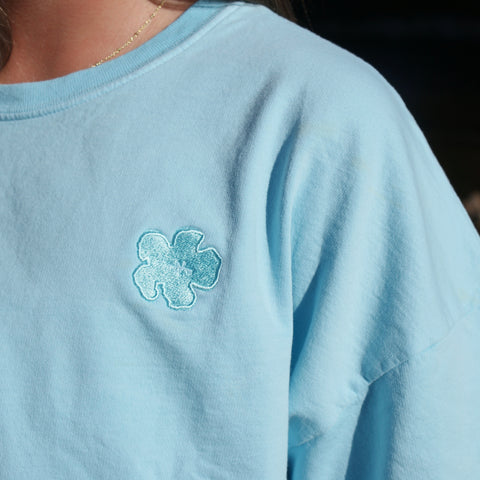 Sweat Tee in Ocean