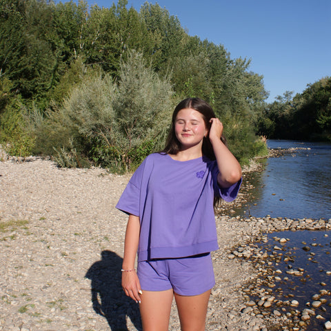 Sweat Shorts in Lavender