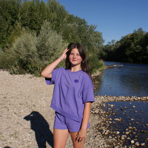 Sweat Shorts in Lavender