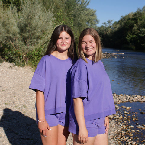 Sweat Shorts in Lavender