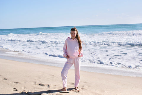 Sweatpants in Blush