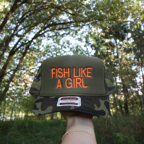 Fish Like A Girl Trucker