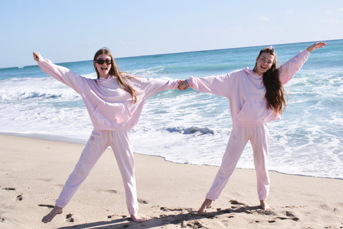 Sweatpants in Blush