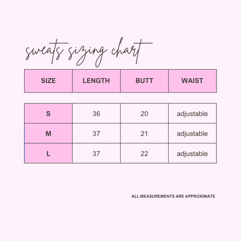 Sweatpants in Blush