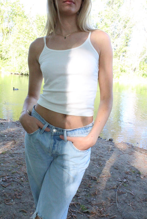 Tank in White