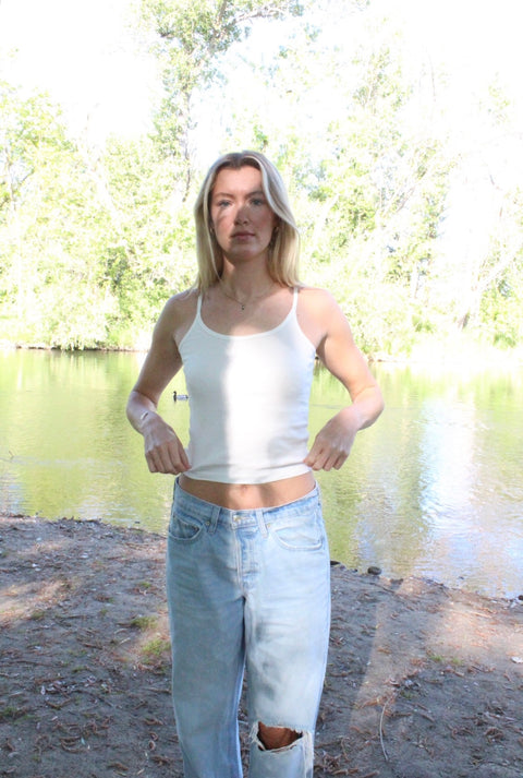 Tank in White