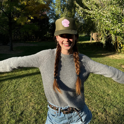 Pink Cowgirl Trucker