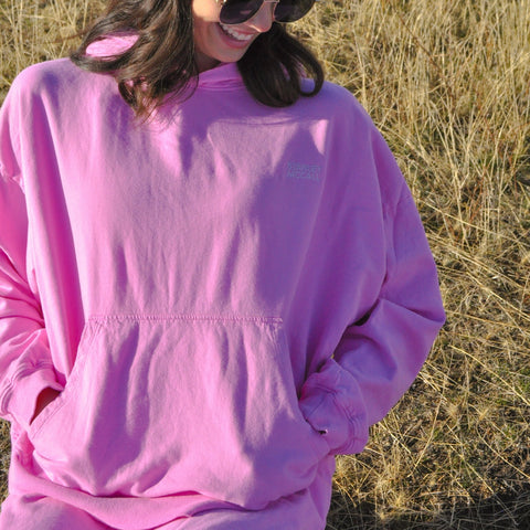 Hoodie in Bubblegum