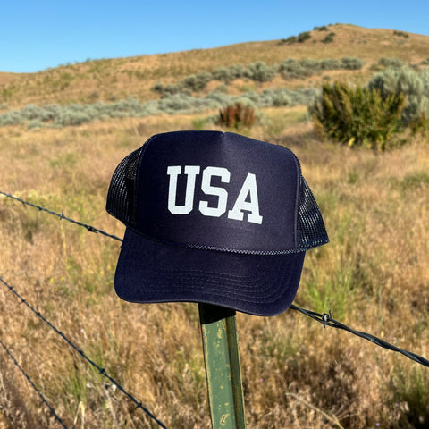 USA GLITTER Trucker