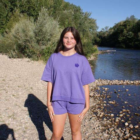 Sweat Tee in Lavender