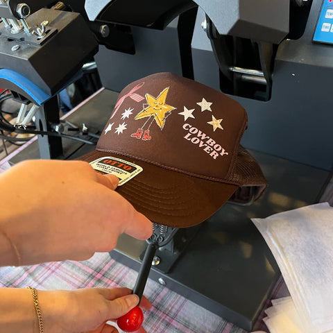 Custom Galentine's Trucker