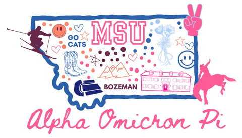 MSU AOΠ Parents Weekend Crewneck