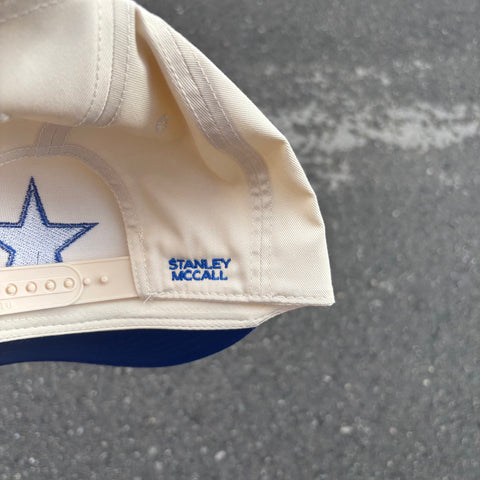 Embroidered Star Hat - Blue Brim