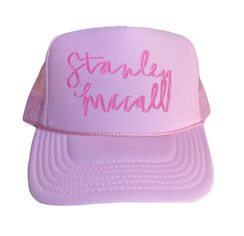 Ribbon Font Stanley Mccall Trucker