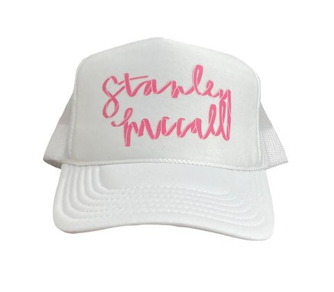 Ribbon Font Stanley Mccall Trucker